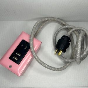 Methid Pink Extension Power Cord